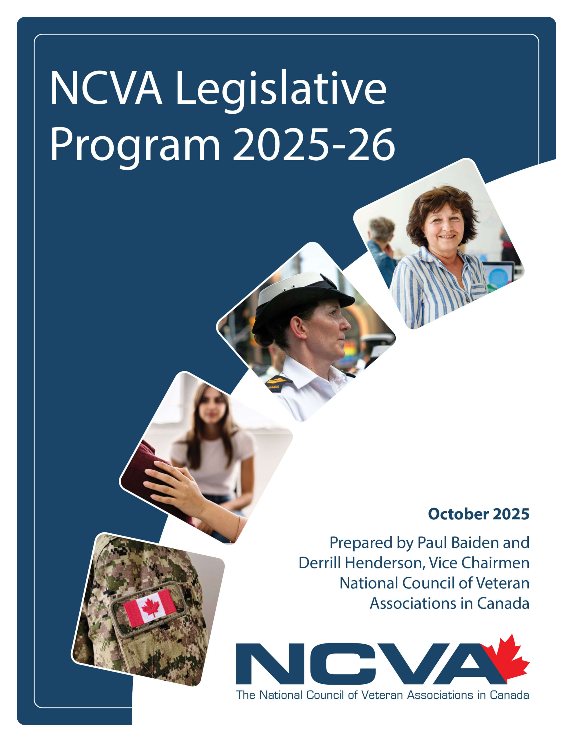 The cover of the 2025-2026 NCVA Legislative Program.